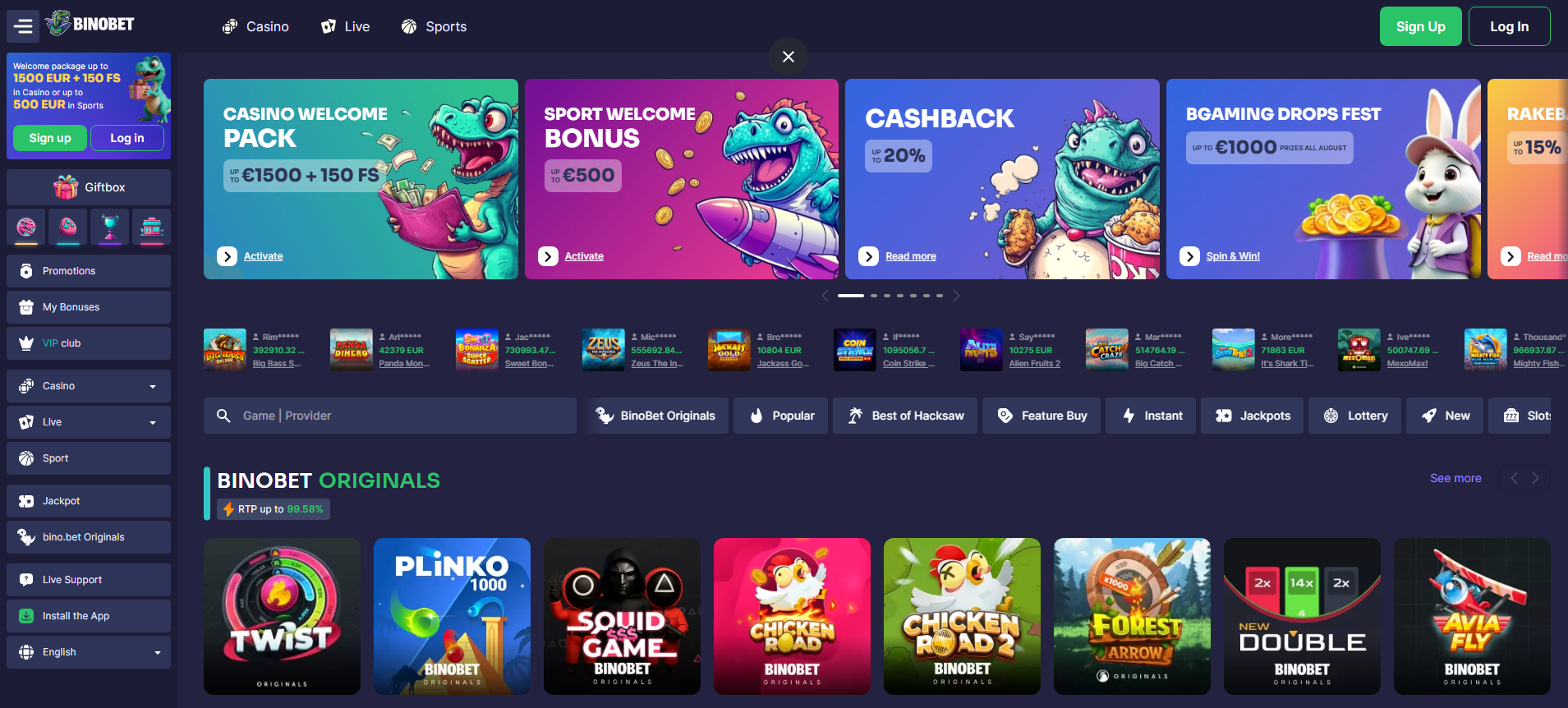 Binobet Casino