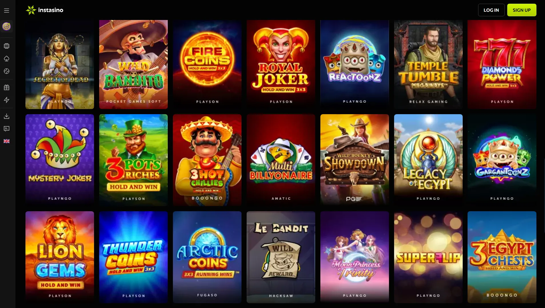 instasino casino bet