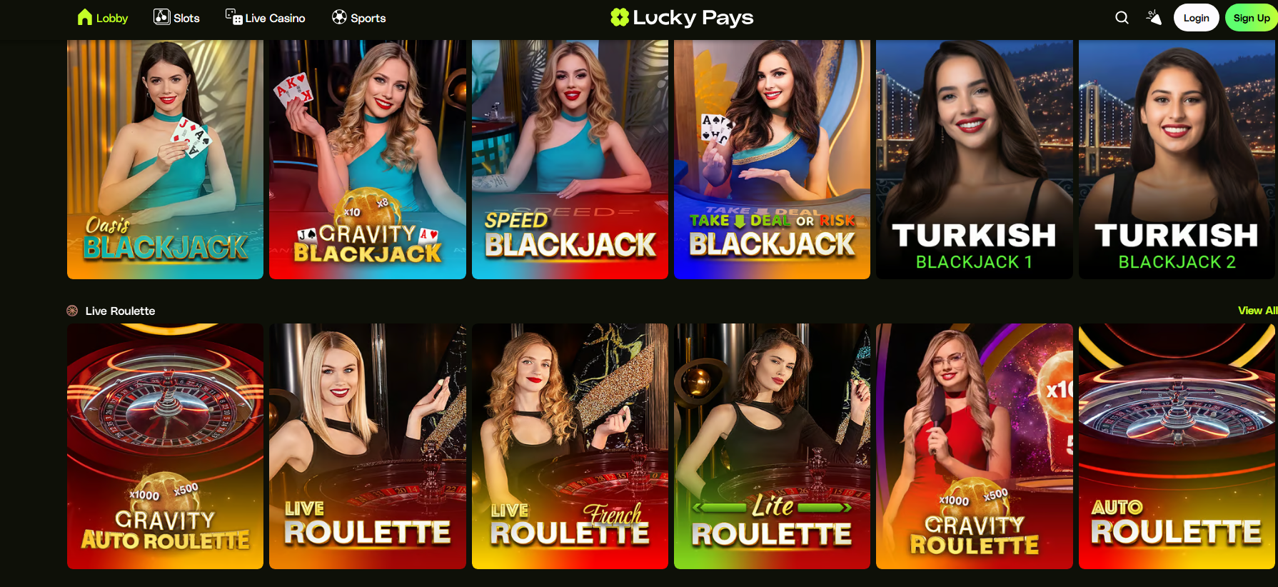 luckypays casino sports