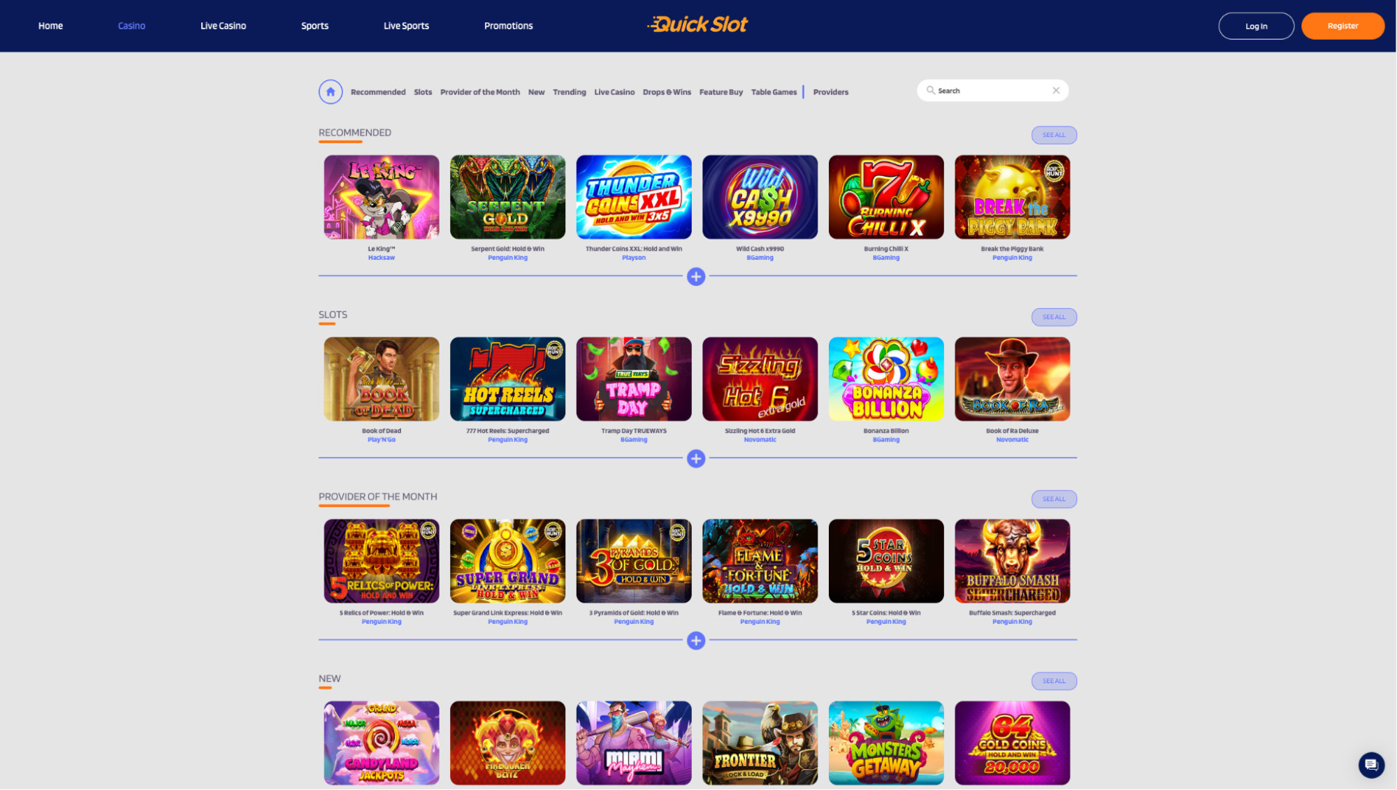 quickslot casino bet