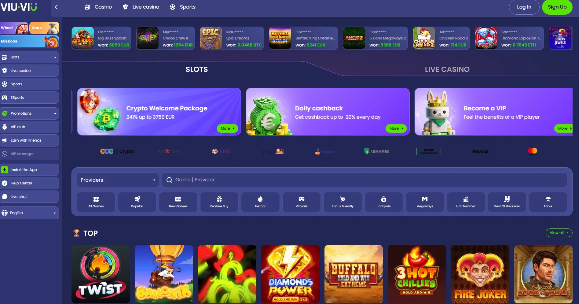 viu-viu casino live